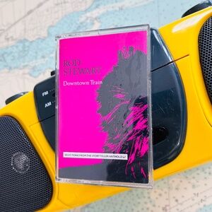 Vintage 1989 Rod Stewart Downtown Train Cassette Tape